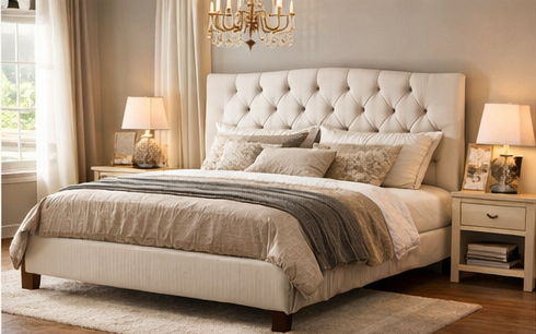 Luxury Tufted Bed